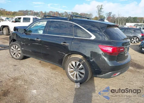 2015 Acura Mdx Technology Package из США, поврежденный, VIN 5FRYD4H44FB030987